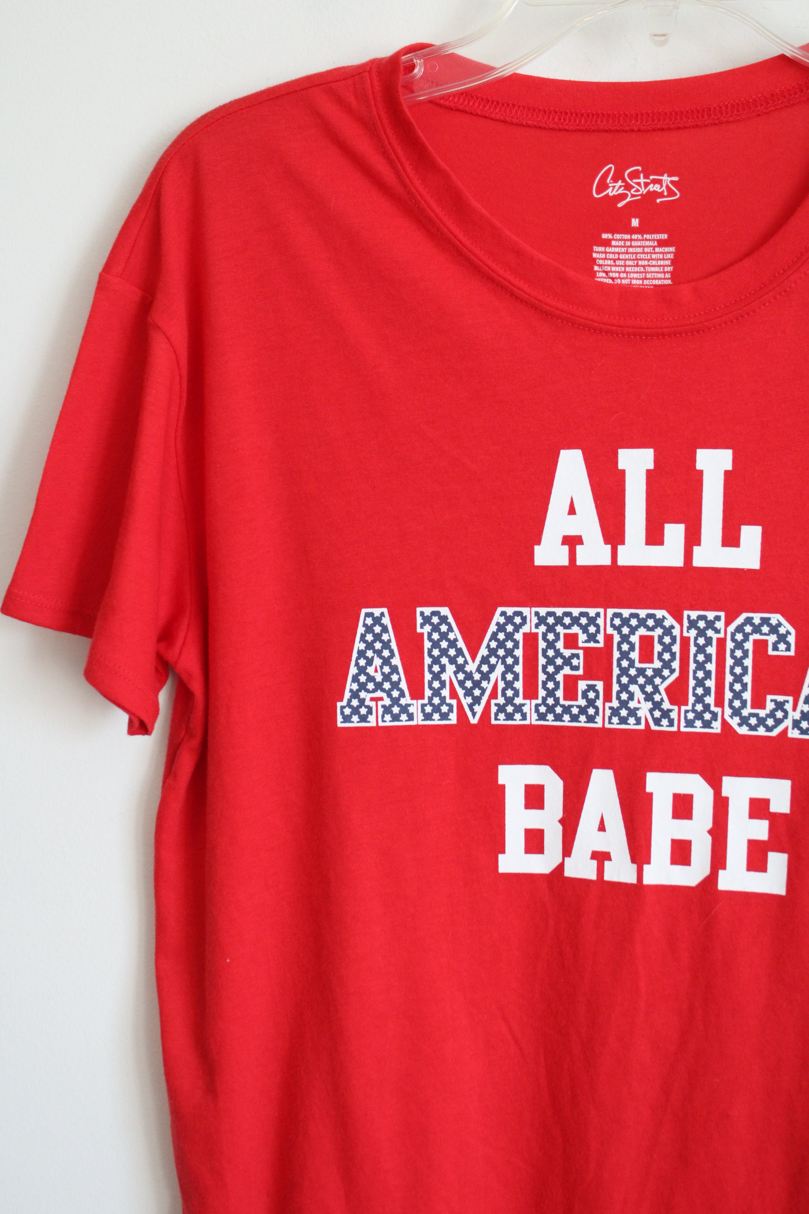 City Streets All American Babe Red Tee | M