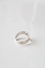 Sterling Silver Wave Heart Ring | Size 6