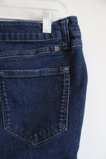 1822 Blue Denim Flared Jeans with Front Patch Pockets | 14
