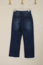 High-Rise Wide leg Dark wash Jeans | S