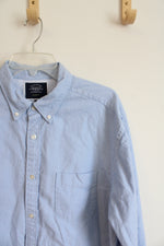 Charles Tyrwhitt Classic Fit Blue Long Sleeved Button Down Shirt | XL