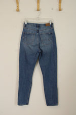 American Eagle Distressed Medium wash Straight leg Mom jeans | 2L