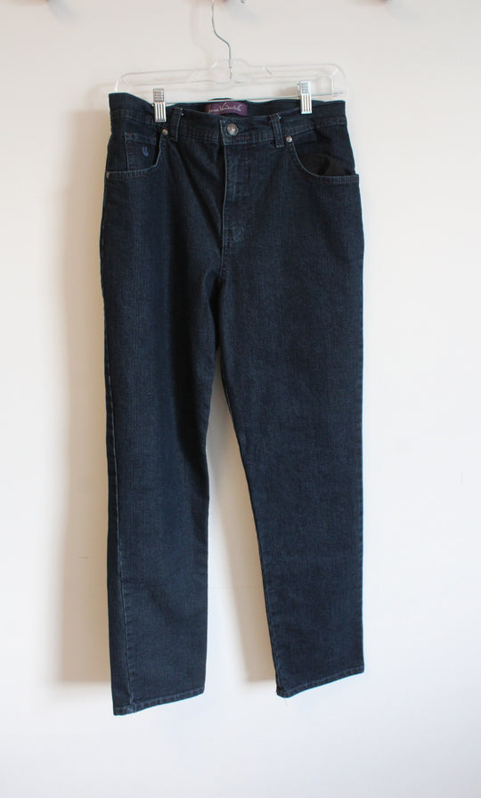 Gloria Vanderbilt Blue Denim Dark Wash Jeans | 10