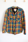 Ocean Pacific Colorful Sherpa Lined Flannel | M