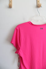 NEW Fila Sport Hot Pink V-Neck Shirt | XL