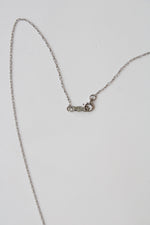 10K White Gold Heart Pendant Necklace