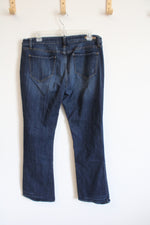 Vera Wang Simply Vera Blue Boot Cut Denim Jeans | 12