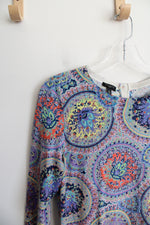 Talbots Multi-Colored Patterned Top | M Petite