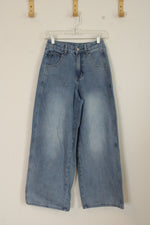 Dazy Wide leg High-Rise Light wash Jeans | S