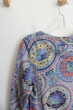 Talbots Multi-Colored Patterned Top | M Petite