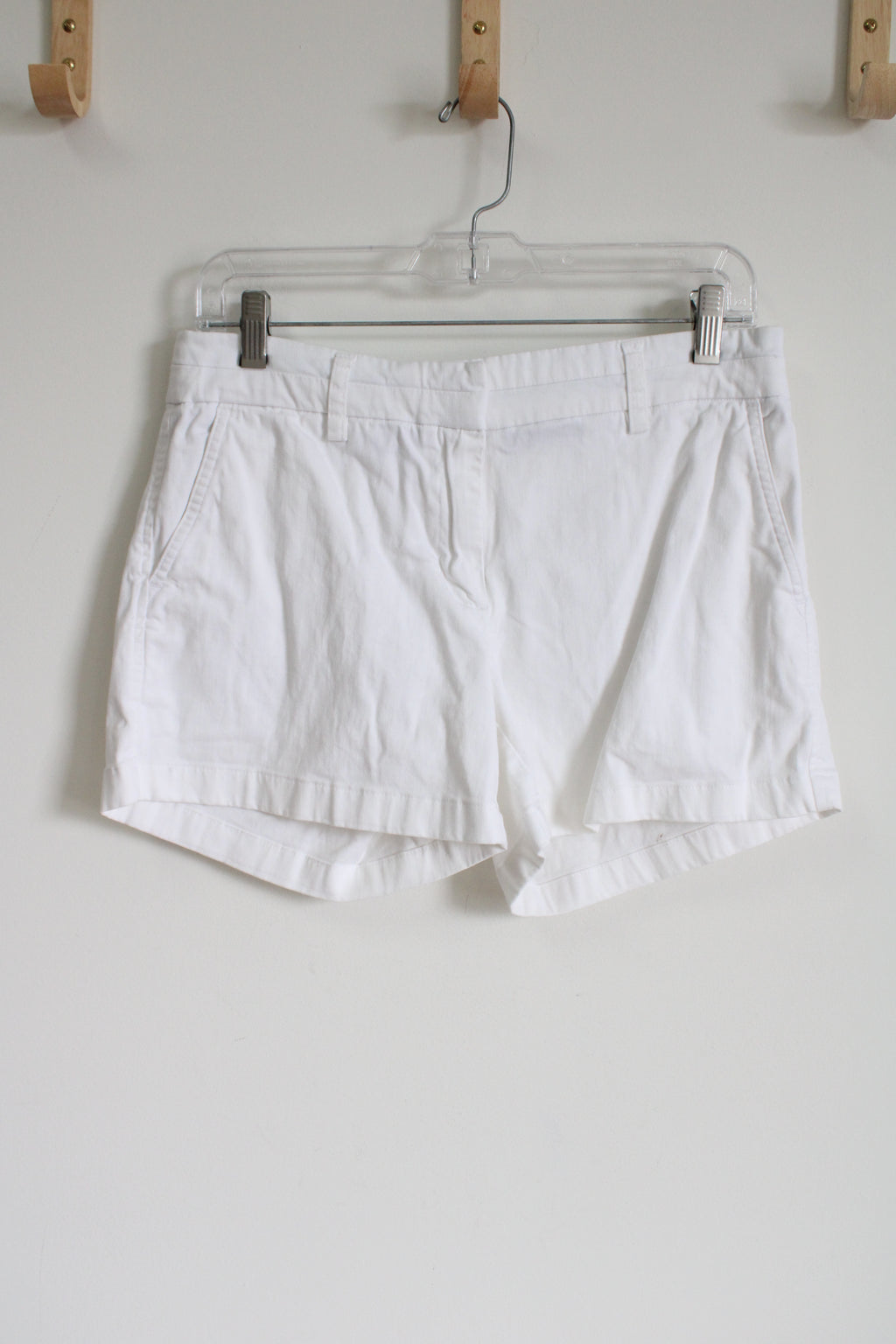 Cambridge Dry Goods White Cotton Shorts | 6