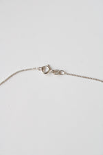 Heart Etched Sterling Silver Necklace