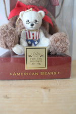 Lenox For The Holidays American Bears Plus Teddy 100th Teddy Bear Anniversary & Porcelain Ornament