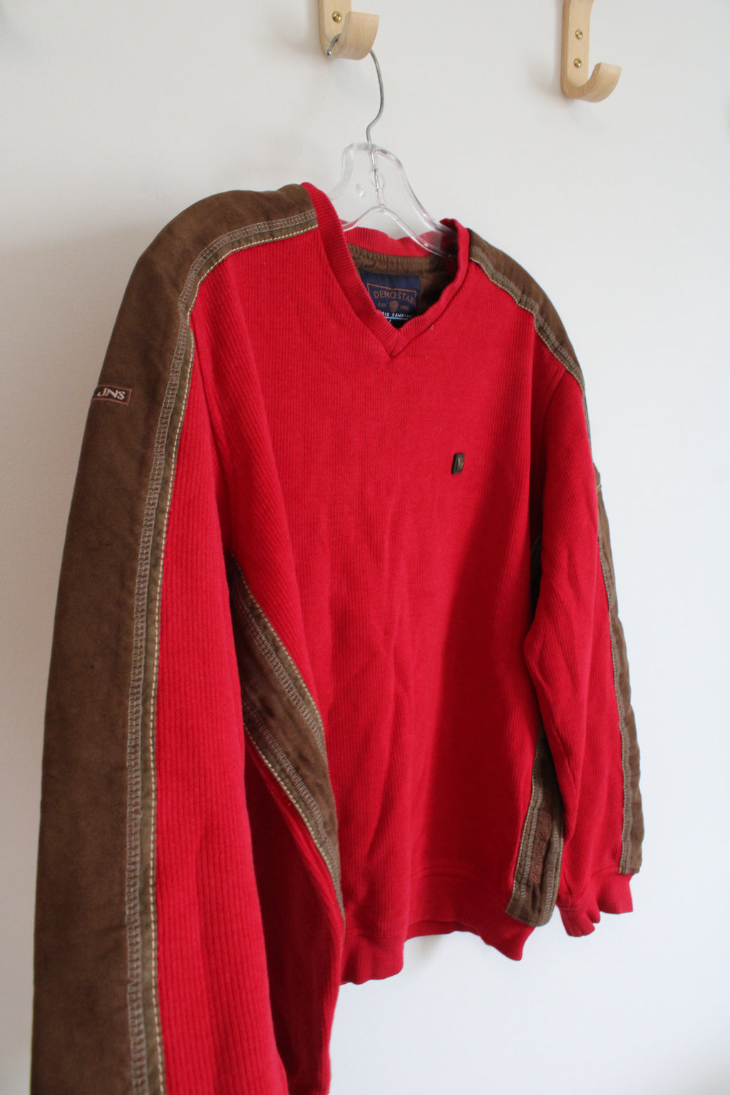 Demo Star Race Yacht-CV1 Red & Brown Long Sleeved Sweatshirt | L