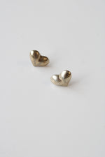 Sterling Silver Heart Stud Earrings
