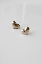 Sterling Silver Heart Stud Earrings