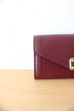 Michael Kors Kinsley Carryall Maroon Leather Wallet