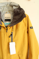 NEW Roxy DryFlight Mustard Yellow Winter Ski Coat | M