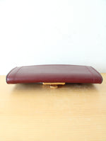 Michael Kors Kinsley Carryall Maroon Leather Wallet