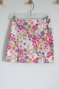 Love On A Hanger Pink Floral Mini Skirt | 3