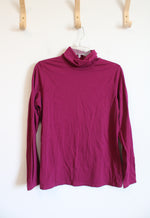 Lands' End Purple Turtleneck Shirt | Youth L (14/16)