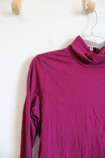 Lands' End Purple Turtleneck Shirt | Youth L (14/16)