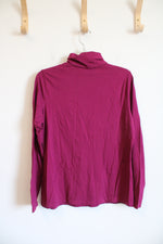 Lands' End Purple Turtleneck Shirt | Youth L (14/16)