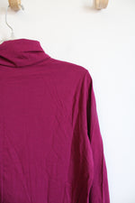 Lands' End Purple Turtleneck Shirt | Youth L (14/16)