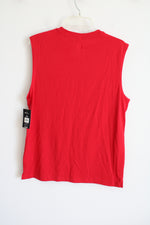 NEW Athletic Works Red Muscle Tank | M