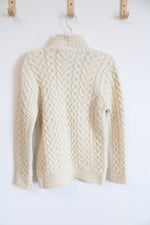 NEW Aran Mor White Woolen Sweater | S
