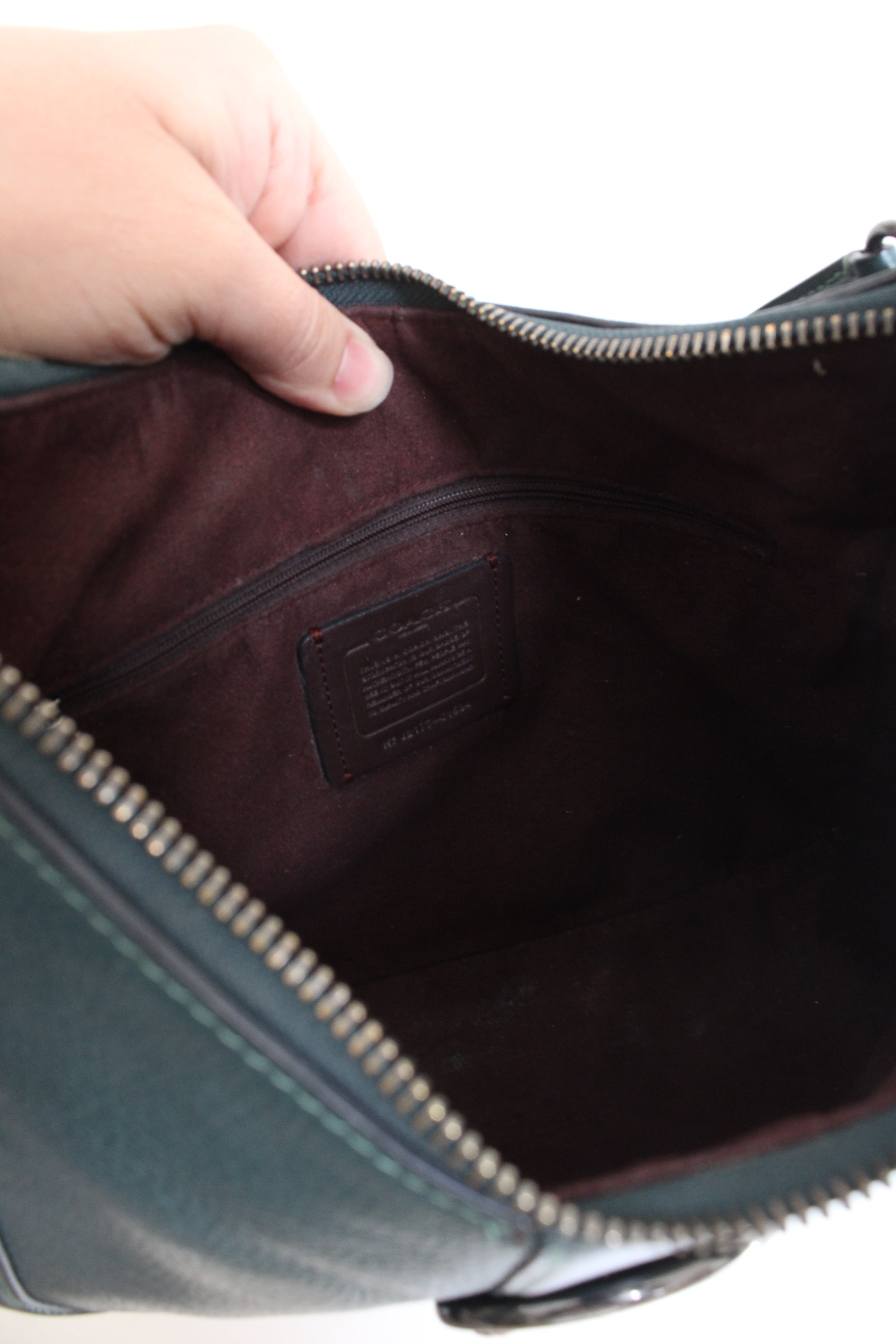 Coach Georgie Forest Green Hobo Bag