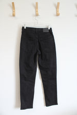 Aeropostale Black Distressed Mom Jeans | 2R
