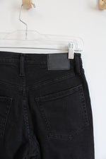 Aeropostale Black Distressed Mom Jeans | 2R