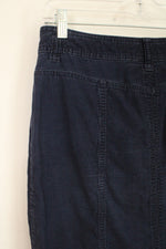 Faded Glory Navy Blue Corduroy Skirt | 4
