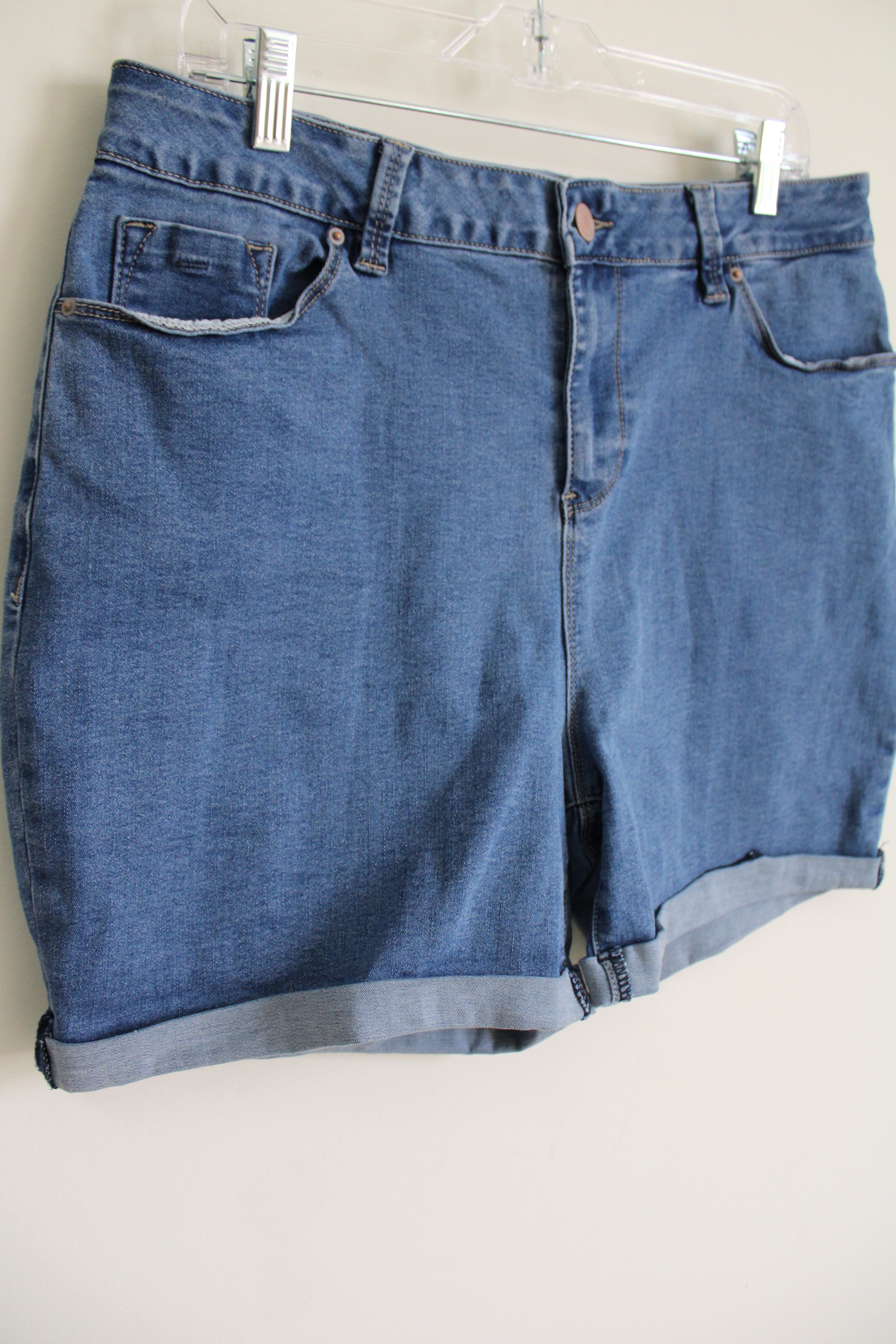 YMI High Rise Denim Shorts | 16