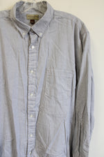 Sonoma Light Gray Button Down Shirt | L