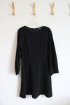 Express Black Long Sleeved A-Line Dress | L