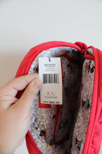NEW Vera Bradley Disney Red Quilted Small Backpack