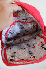 NEW Vera Bradley Disney Red Quilted Small Backpack