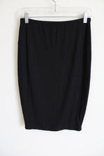 STORQ Black Stretch Fitted Skirt | Petite