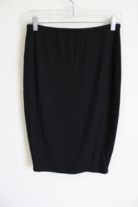 STORQ Black Stretch Fitted Skirt | Petite