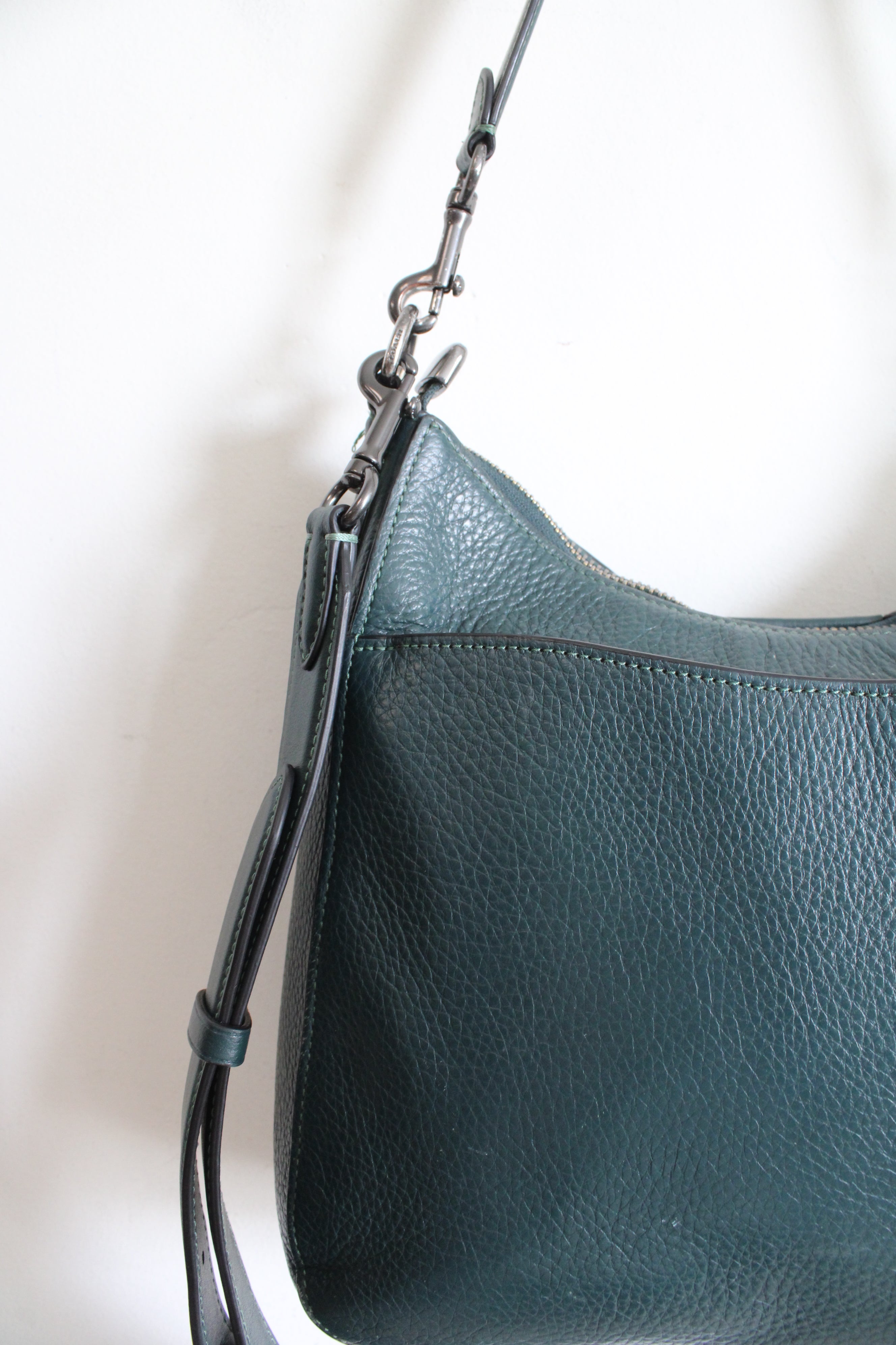 Coach Georgie Forest Green Hobo Bag