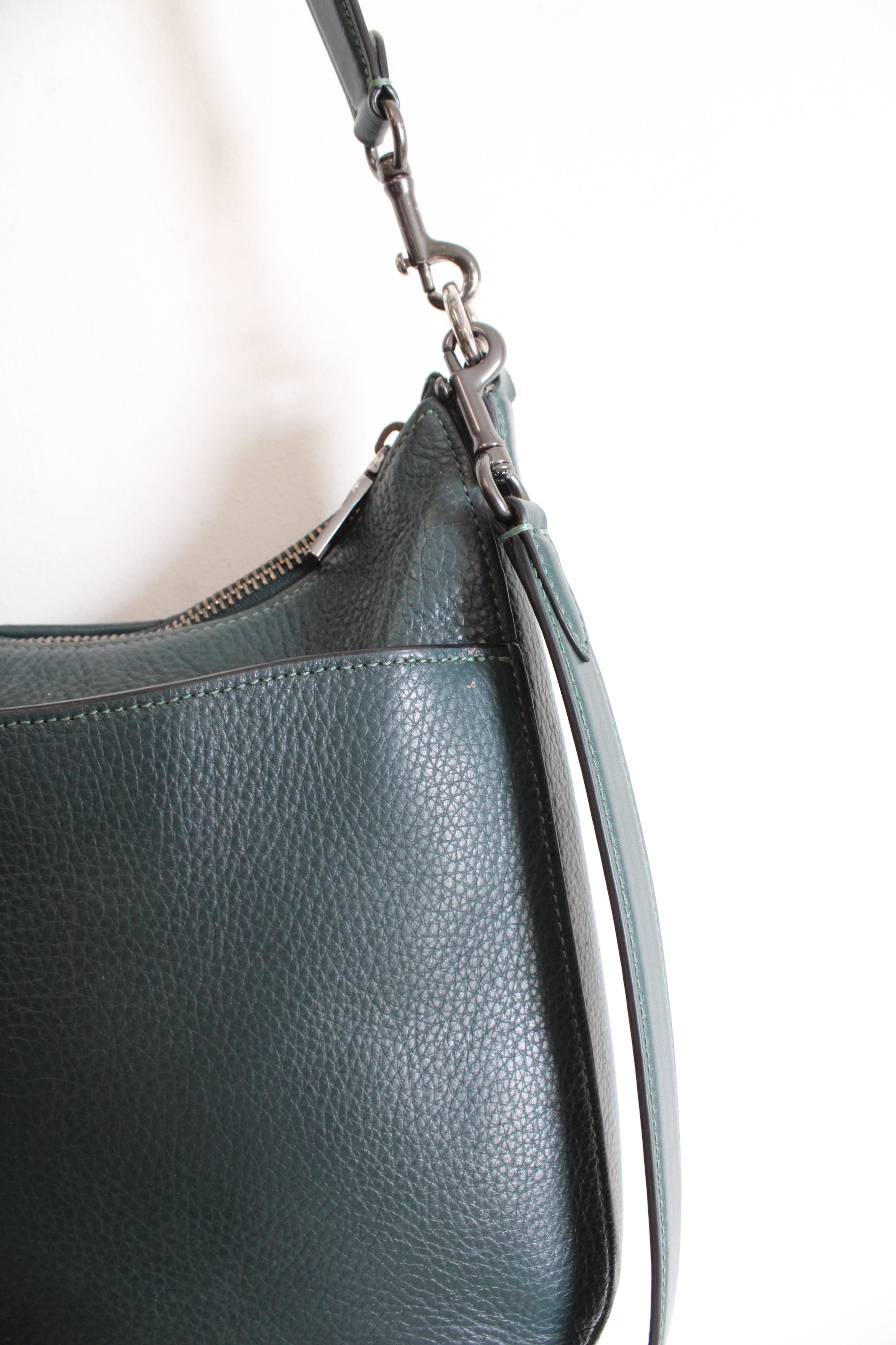 Coach Georgie Forest Green Hobo Bag