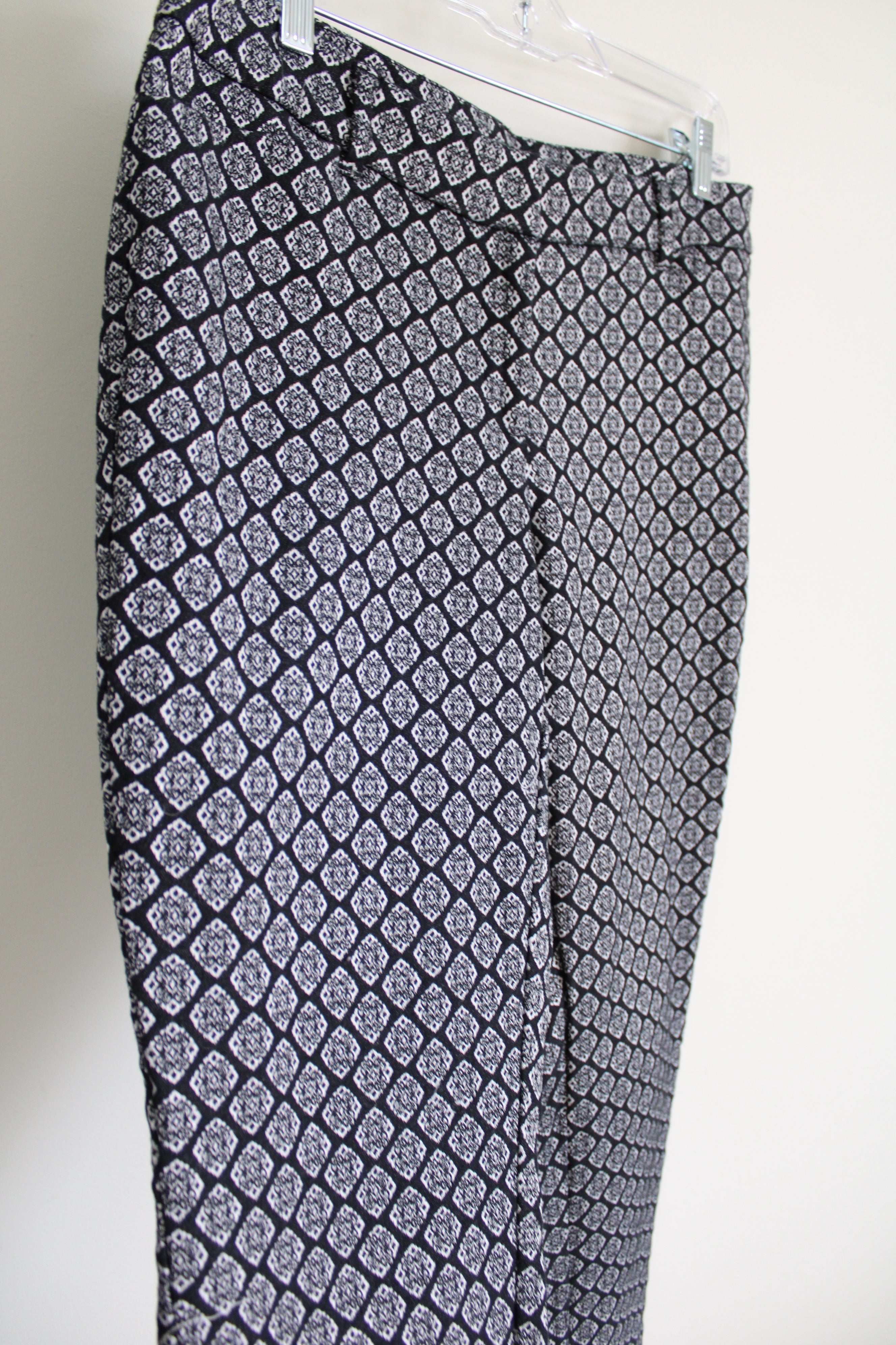 White House Black Market Patterned Slim Ankle Pant | 10