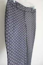 White House Black Market Patterned Slim Ankle Pant | 10