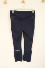Under Armor Blue and Pink Cropped Leggings | S