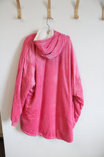 NEW The Comfy Pink Wearable Blanket with Hood | One-Size