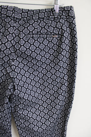 White House Black Market Patterned Slim Ankle Pant | 10