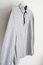 Nautica A Bit Trimmer Gray Collared Henley | L