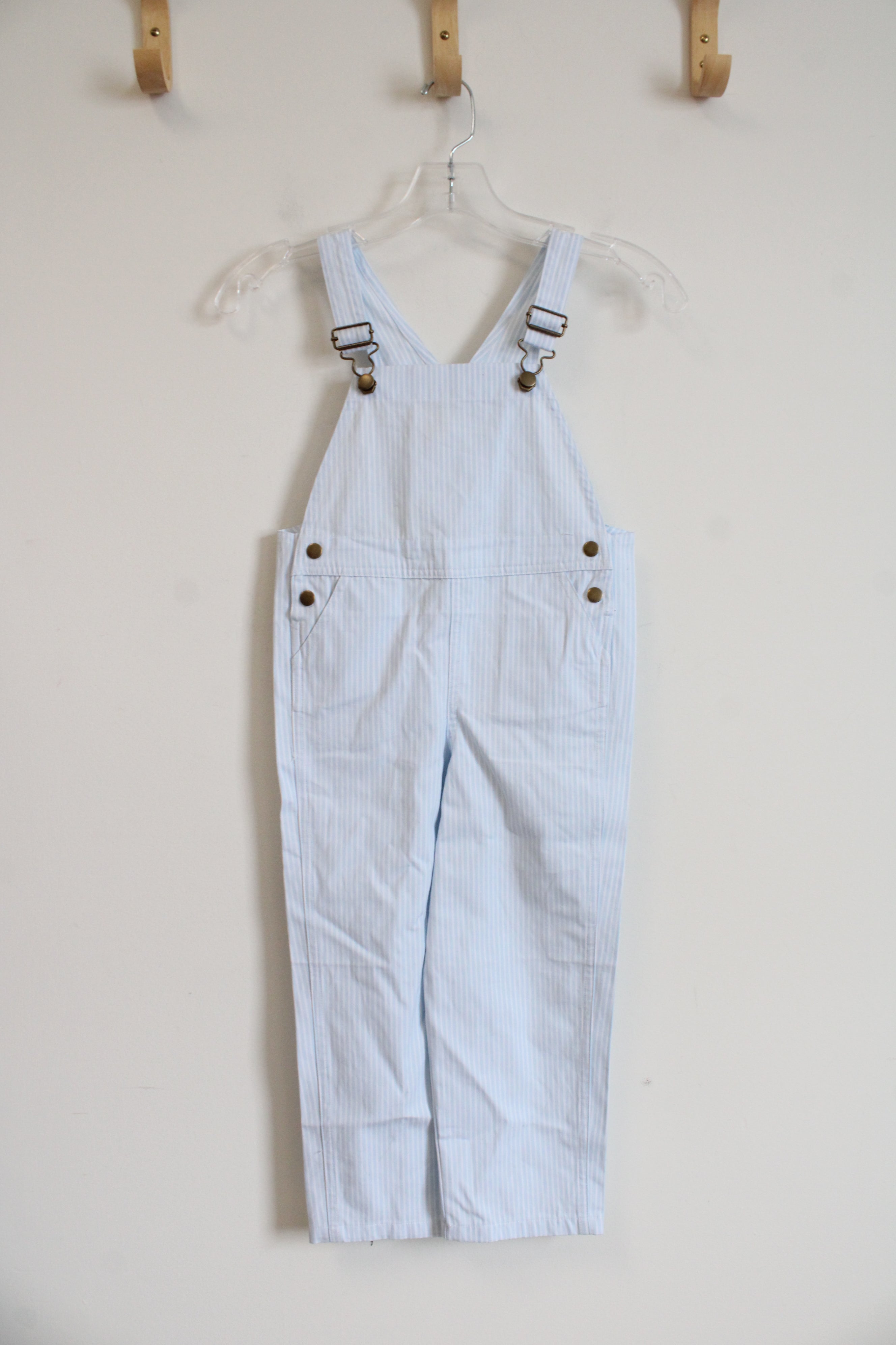 NEW Beaufort Bonnet Blue & White Striped Overalls | 4T